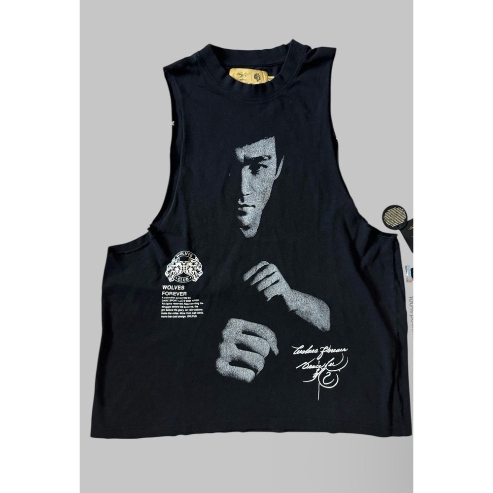 Darc Sport x Bruce Lee "No Limitation" Muscle Tee Men's Large NWT